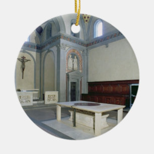 Adorno De Cerámica Vista del interior, c.1420-29 construido (foto)