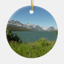 Vista del lago Swiftcurrent en el Parque Nacional 