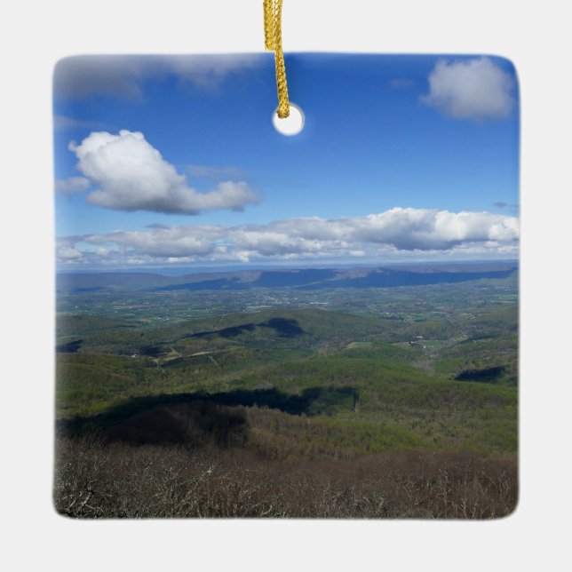 Adorno De Cerámica Vista desde la roca de Mary (Anverso)