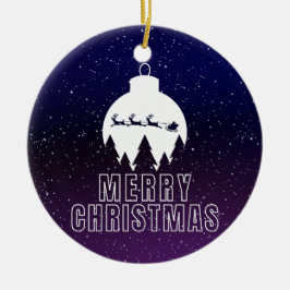 Adorno De Cerámica Vista espléndida de Santa Sofía y Medianoche