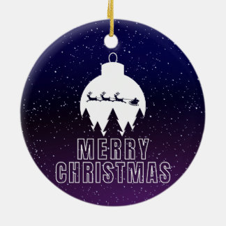 Adorno De Cerámica Vista espléndida de Santa Sofía y Medianoche