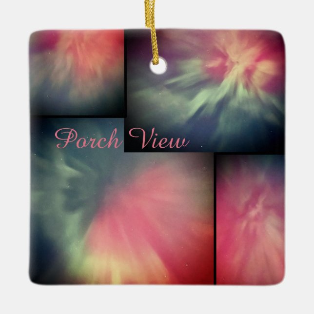 Adorno De Cerámica Vista Porch / Corona / (Anverso)