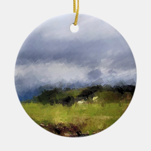 ADORNO DE CERÁMICA VISTAS DE GALES (Frente)