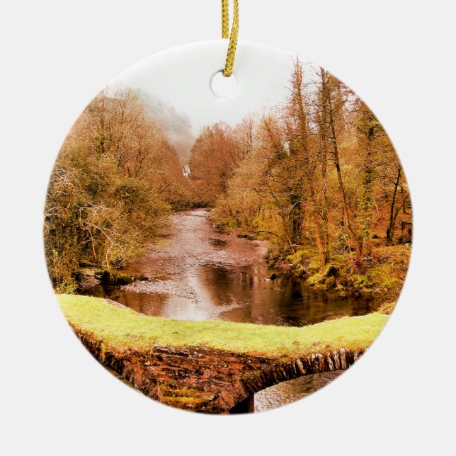 ADORNO DE CERÁMICA VISTAS DE GALES (Frente)