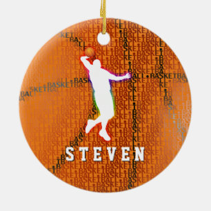 Adorno De Cerámica Vivo Para Jugar Baloncesto Regalos Deportivos
