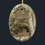 Adorno De Cerámica Volante de agua de cosecha<br><div class="desc">Volante de agua de cosecha</div>