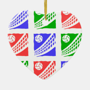 Adorno De Cerámica voleibol