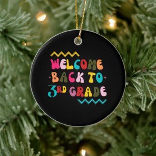 Adorno De Cerámica Volver a 3º curso para profesores de tercer grado