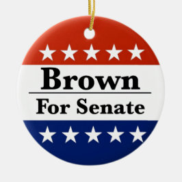 Adorno De Cerámica Volver a elegir a Sherrod Brown al Senado de los E