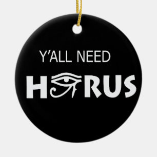 Adorno De Cerámica Vosotros Necesitáis a Horus