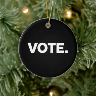 Adorno De Cerámica Votación Elección 2024 Dotación
