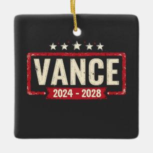Adorno De Cerámica Votación presidencial de Jd Vance Trump 2028