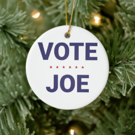 Adorno De Cerámica Vote Joe (elección de Estados Unidos 2020)