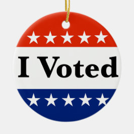 Adorno De Cerámica Voté por las elecciones de 2026