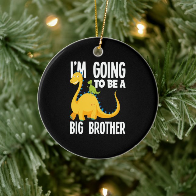 Adorno De Cerámica Voy a ser un Dino de Dinosaurios de Gran Hermano (Árbol)