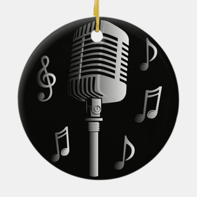 Adorno De Cerámica Voz análoga de la grabación de la música del (Atrás)