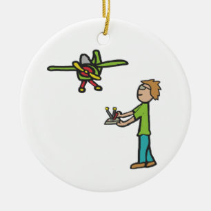 Adorno De Cerámica Vuelo de avión modelo RC