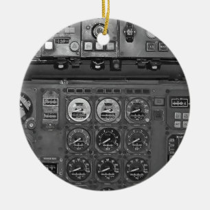 Adorno De Cerámica Vuelos del piloto de Cockpit de la cabina de vuelo