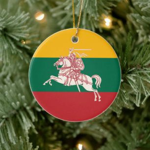 Adorno De Cerámica Vytis lituano