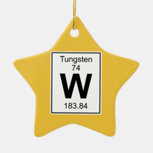 Adorno De Cerámica W - Tungsteno