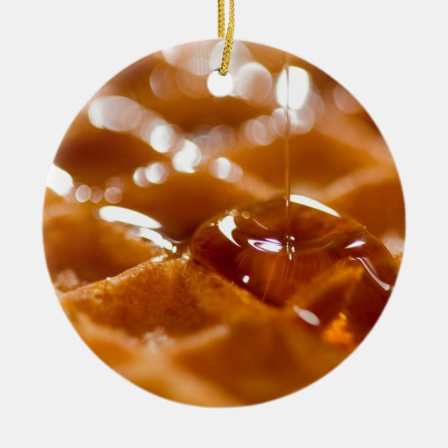 Adorno De Cerámica Waffle (Frente)