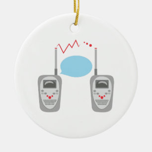 Adorno De Cerámica Walkietalkie