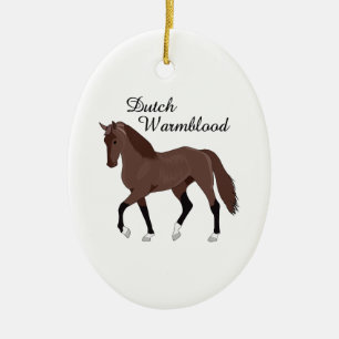 ADORNO DE CERÁMICA WARMBLOOD HOLANDÉS