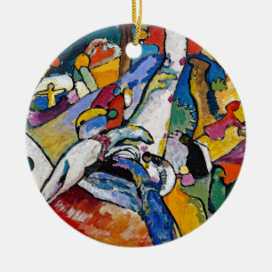 Adorno De Cerámica Wassily Kandinsky - Composición II Arte Abstracto