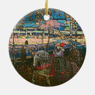 Adorno De Cerámica Wassily Kandinsky La Pareja Montada Arte Ruso