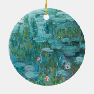Adorno De Cerámica Water Lilies (por Claude Monet, 1915)