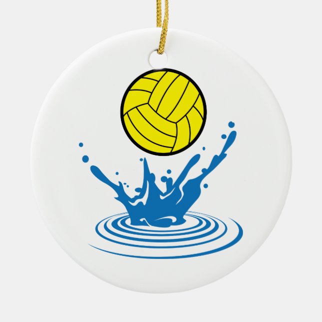 Adorno De Cerámica Waterpolo (Frente)