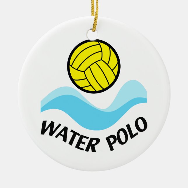 Adorno De Cerámica Waterpolo (Frente)