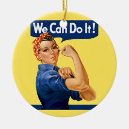 Adorno De Cerámica We Can Do It! Rosie the Riveter