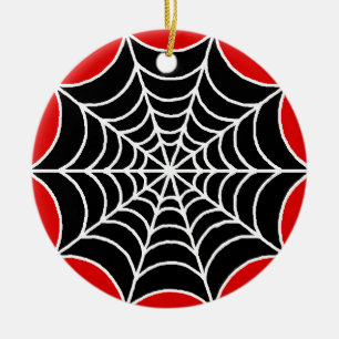 Adorno De Cerámica Web de araña
