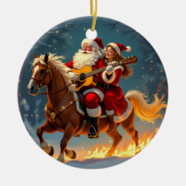 Adorno De Cerámica „Weihnachtliche Harmonie“