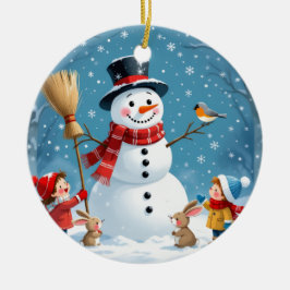 Adorno De Cerámica „Weihnachtliche Harmonie“