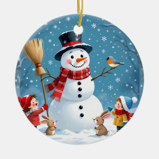 Adorno De Cerámica „Weihnachtliche Harmonie“ (Frente)