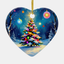 Adorno De Cerámica „Weihnachtliche Harmonie“