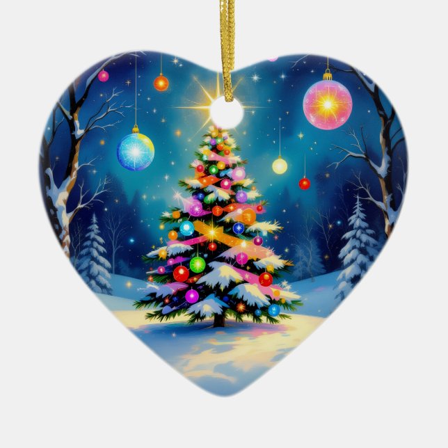 Adorno De Cerámica „Weihnachtliche Harmonie“ (Frente)