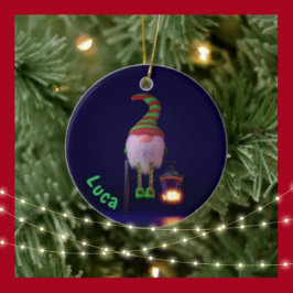 Adorno De Cerámica Weihnachtswichtel