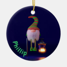 Adorno De Cerámica Weihnachtswichtel