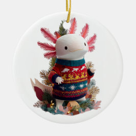 Adorno De Cerámica Whimsical Axolotl Lovers