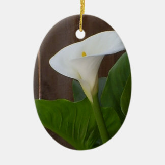 Adorno De Cerámica White Cali Lily