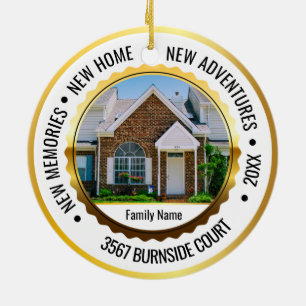 Adorno De Cerámica White & Gold 2 Foto: nuevos Navidades 2022