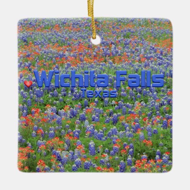 Adorno De Cerámica Wichita Falls (Anverso)