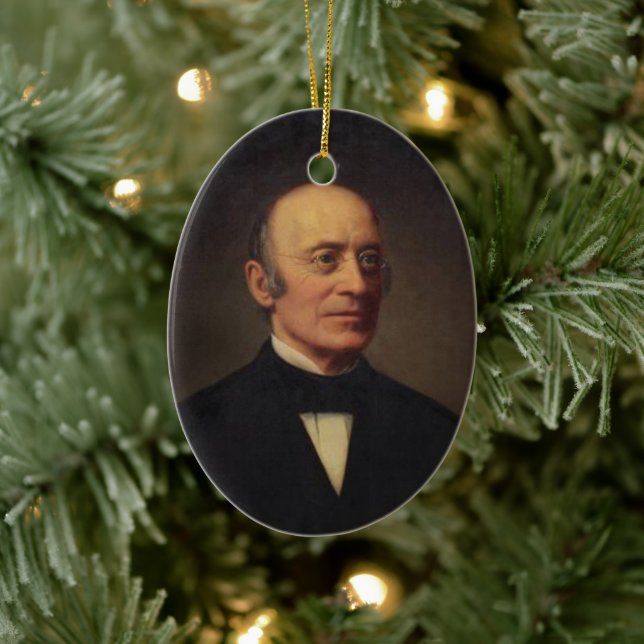 Adorno De Cerámica William Lloyd Garrison (Árbol)