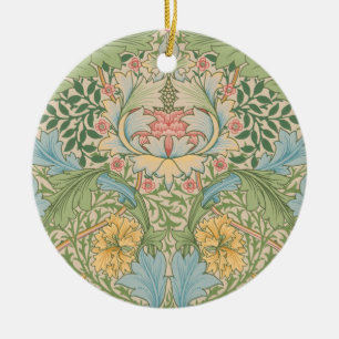 Adorno De Cerámica William Morris Flor Floral Botánica Myrtle