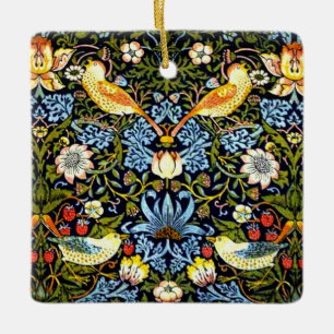 Adorno De Cerámica William Morris - Ladrón de fresas