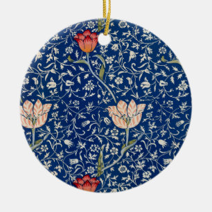 Adorno De Cerámica William Morris Medway Blue Floral