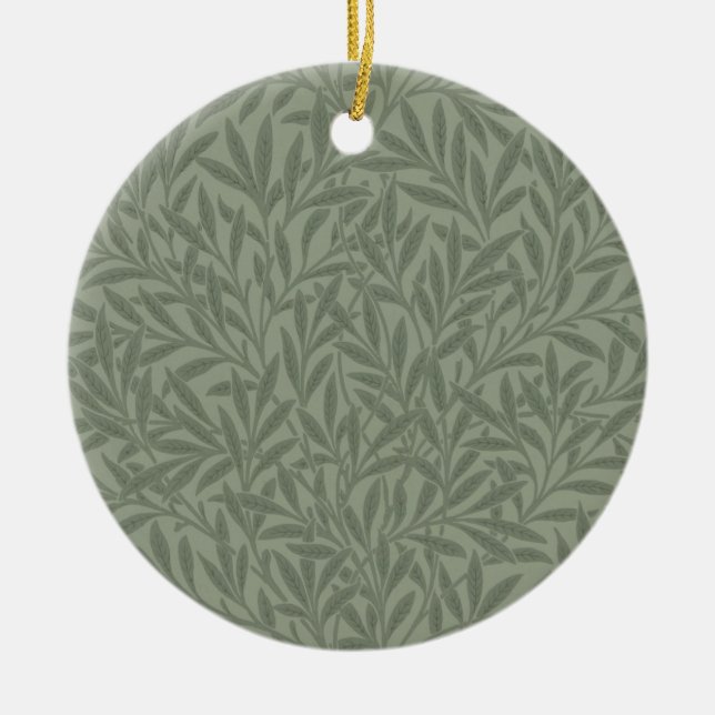 Adorno De Cerámica William Morris Willow Flower Classic (Frente)